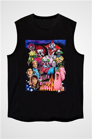 Killer Klowns from Outer Space Siyah Unisex Kolsuz Tişört
