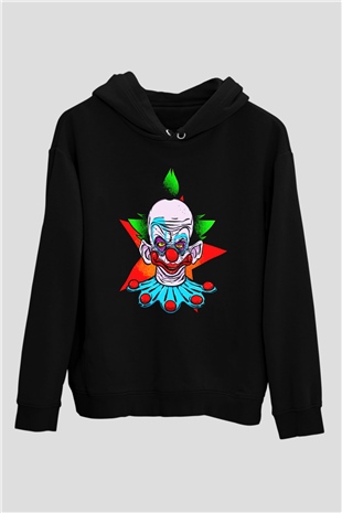 Killer Klowns from Outer Space Siyah Unisex Hoodie
