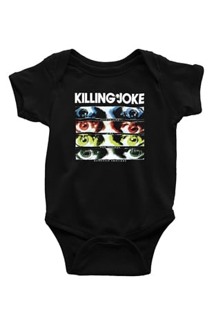 Killing Joke Baskılı Siyah Bebek Body - Zıbın