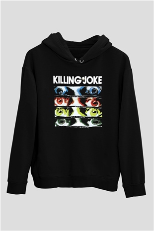 Killing Joke Siyah Unisex Hoodie