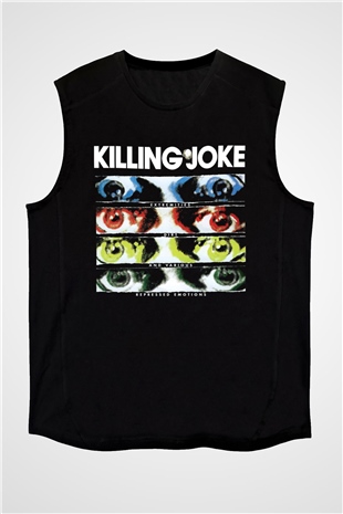 Killing Joke Siyah Unisex Kolsuz Tişört