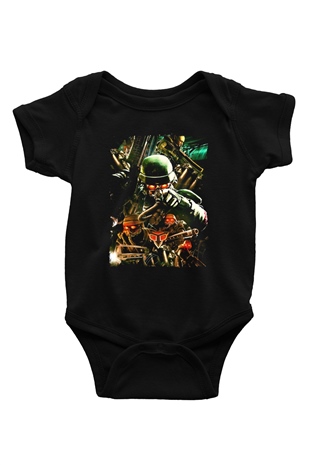 Killzone Siyah Bebek Body - Zıbın