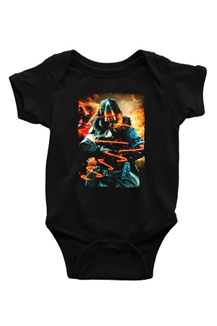 Killzone Siyah Bebek Body - Zıbın