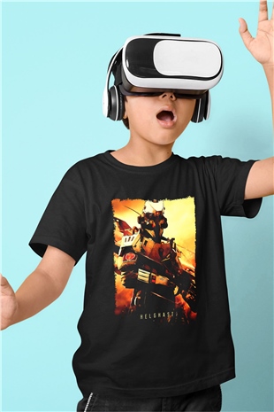 Killzone Siyah Unisex Çocuk Tişört