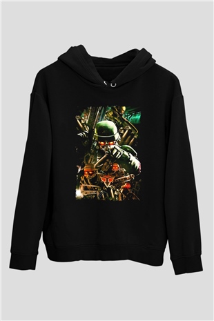 Killzone Siyah Unisex Hoodie