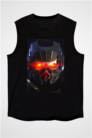 Killzone Siyah Unisex Kolsuz Tişört