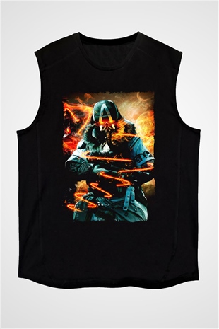 Killzone Siyah Unisex Kolsuz Tişört