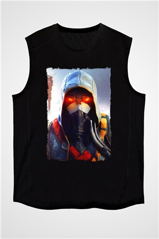 Killzone Siyah Unisex Kolsuz Tişört