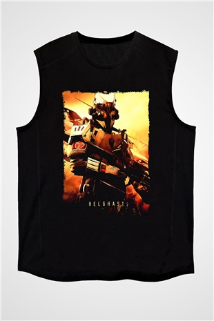 Killzone Siyah Unisex Kolsuz Tişört