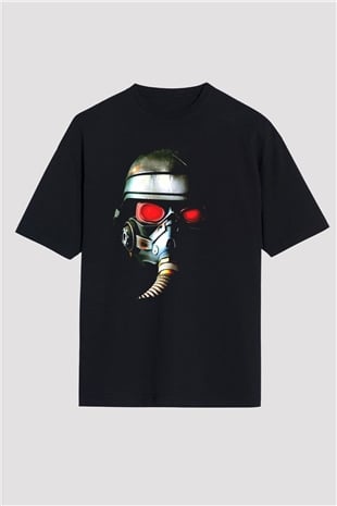 Killzone Siyah Oversize Tişört Oversize T-shirt