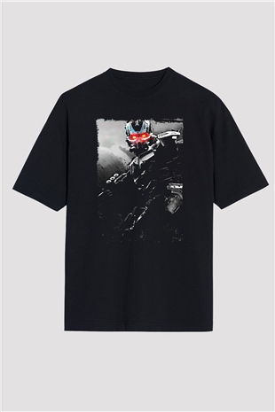 Killzone Siyah Oversize Tişört Oversize T-shirt