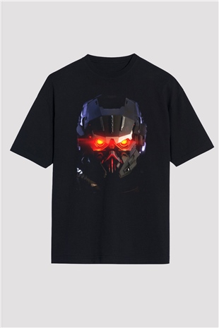 Killzone Siyah Oversize Tişört Oversize T-shirt