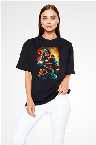 Killzone Siyah Oversize Tişört Oversize T-shirt