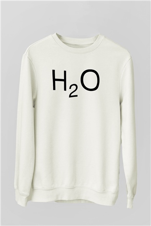 Kimyager Beyaz Unisex Sweatshirt