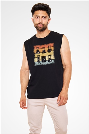 Kimyager Siyah Unisex Kolsuz Tişört
