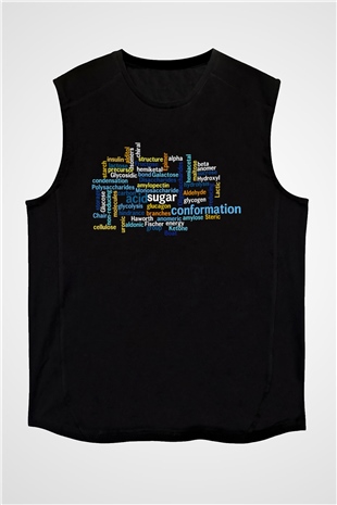 Kimyager Siyah Unisex Kolsuz Tişört