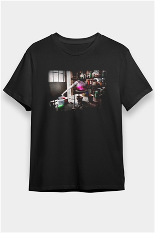 Kimyager Siyah Unisex Tişört T-Shirt - TişörtFabrikası