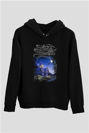 King Diamond Siyah Unisex Hoodie