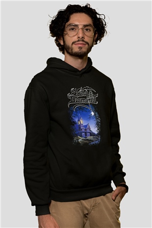 King Diamond Siyah Unisex Hoodie