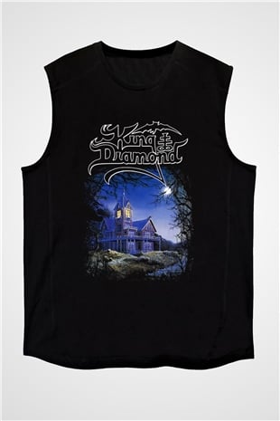 King Diamond Siyah Unisex Kolsuz Tişört