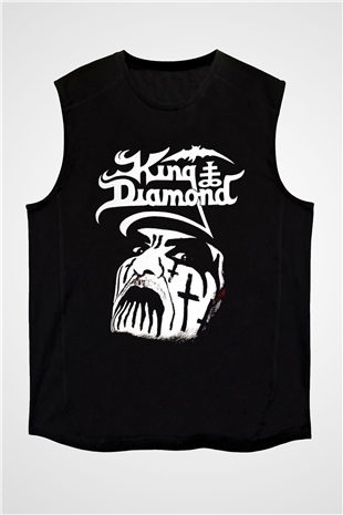 King Diamond Siyah Unisex Kolsuz Tişört