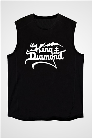King Diamond Siyah Unisex Kolsuz Tişört