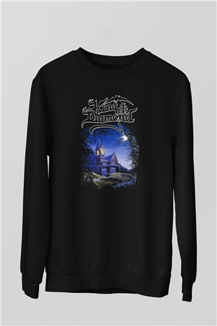 King Diamond Siyah Unisex Sweatshirt
