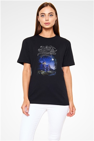King Diamond Siyah Unisex Tişört T-Shirt - TişörtFabrikası