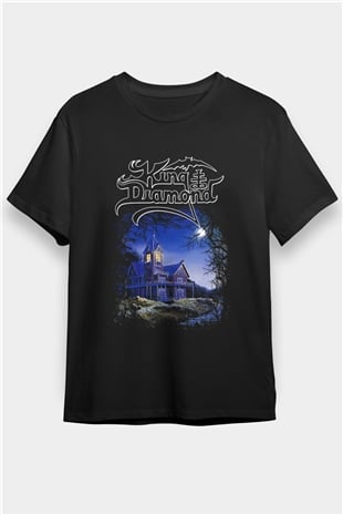 King Diamond Siyah Unisex Tişört T-Shirt - TişörtFabrikası