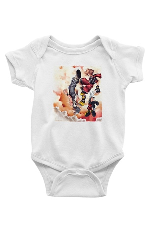 Kingdom Hearts Beyaz Bebek Body - Zıbın