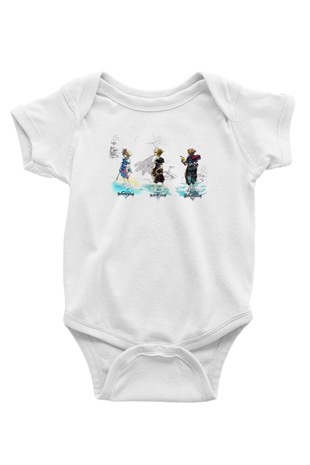 Kingdom Hearts Beyaz Bebek Body - Zıbın