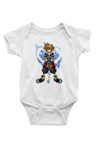 Kingdom Hearts Beyaz Bebek Body - Zıbın