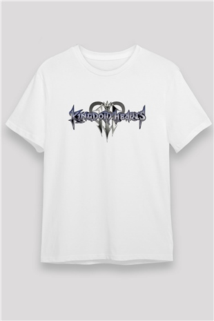 Kingdom Hearts Beyaz Unisex Tişört T-Shirt