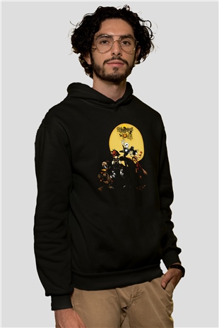 Kingdom Hearts Siyah Unisex Hoodie