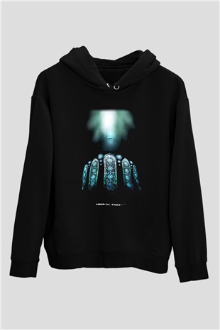 Kingdom Hearts Siyah Unisex Hoodie