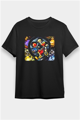 Kingdom Hearts Siyah Unisex Tişört T-Shirt