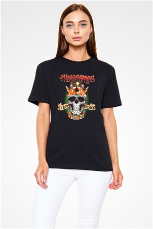 Kingspade Siyah Unisex Tişört T-Shirt - TişörtFabrikası