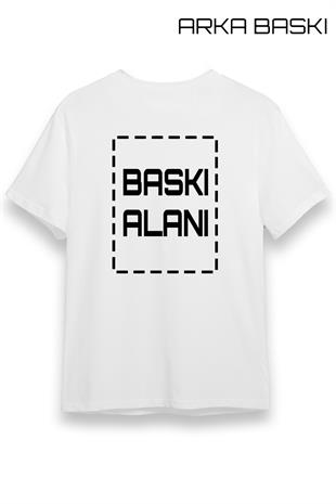 Kişiye Özel Beyaz Tişört | Unisex Tişört Tasarla