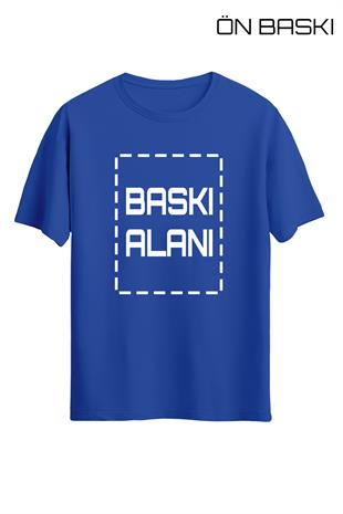 Kişiye Özel Mavi Unisex Tişört | Tişört Tasarla