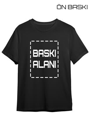 Kişiye Özel Siyah Unisex Tişört | Tişört Tasarla