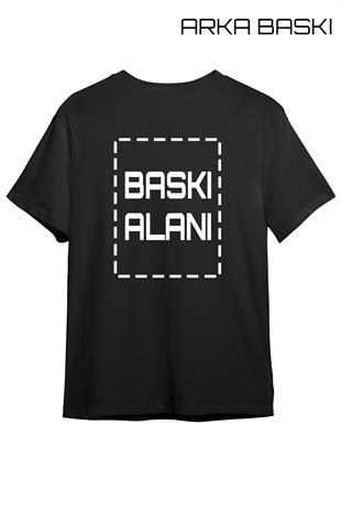 Kişiye Özel Siyah Unisex Tişört | Tişört Tasarla