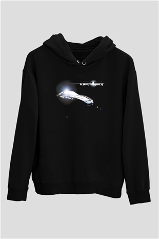 Knight Rider Siyah Unisex Kapüşonlu Sweatshirt