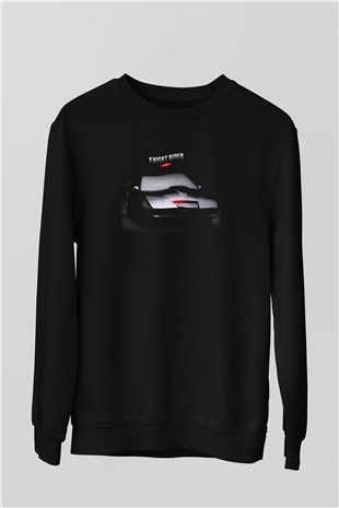 Knight Rider Siyah Unisex Sweatshirt