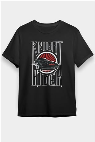 Knight Rider Siyah Unisex Tişört