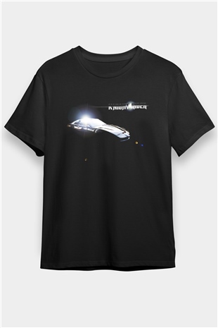 Knight Rider Siyah Unisex Tişört