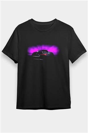 Knight Rider Siyah Unisex Tişört
