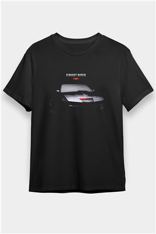 Knight Rider Siyah Unisex Tişört