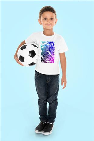 Koala Baskılı Beyaz Unisex Beyaz Çocuk Tişört - Tshirt