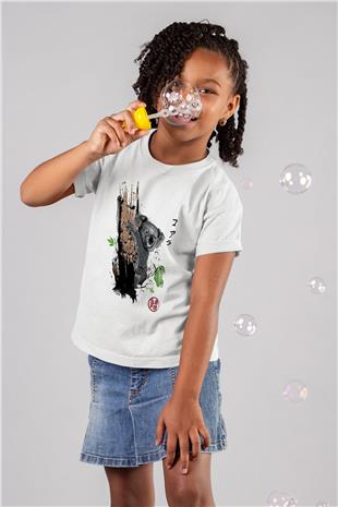 Koala Baskılı Beyaz Unisex Beyaz Çocuk Tişört - Tshirt