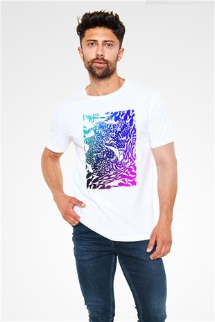 Koala Unisex Baskılı Beyaz Tişört - Tshirt